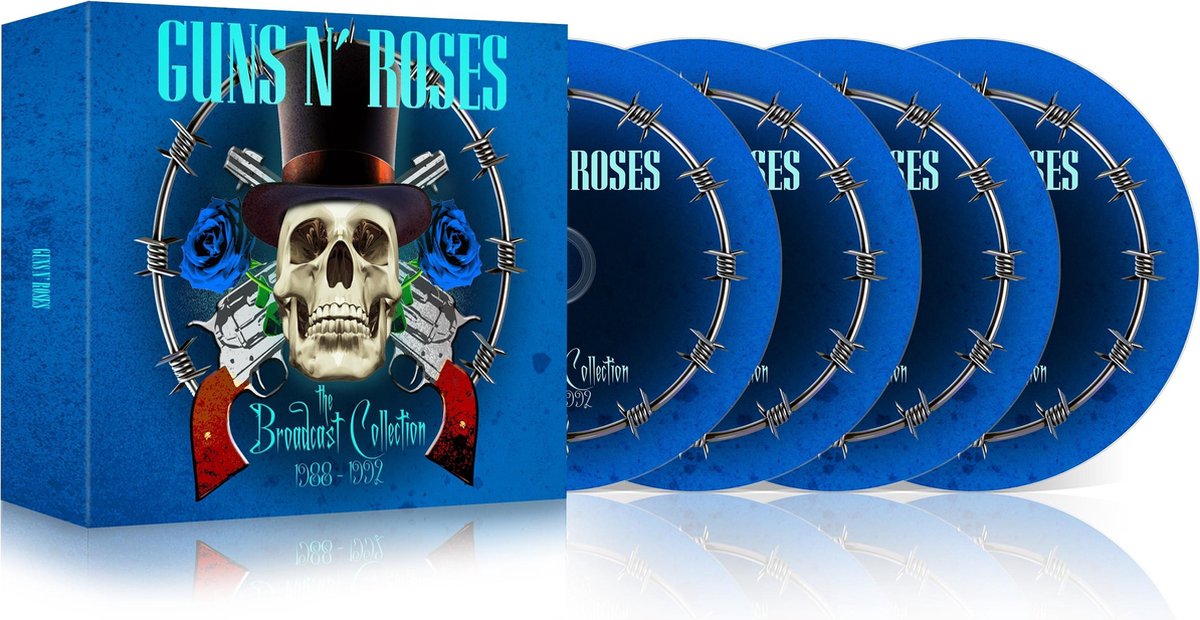 GUNS N' ROSES  THE BROADCAST COLLECTION 1988 - 1992  4 CD - Tienda de  discos y vinilos online, Discos Deluxe