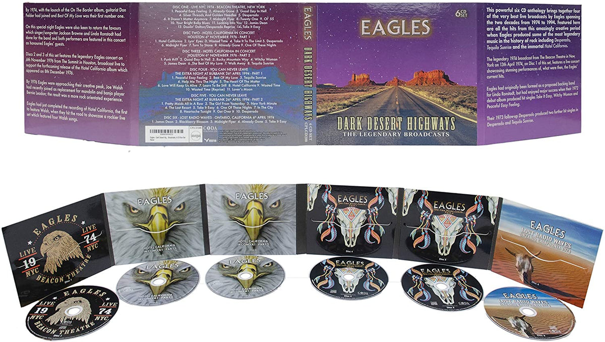 Eagles Dark Desert Highways 6 CD Box Set Revolution Deals