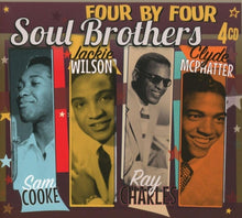 Load image into Gallery viewer, Soul Brothers - Sam Cooke / Jackie Wilson / Ray Charles / Clyde McPhatter - 4 CD Box Set