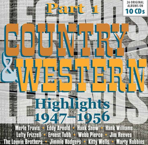 Country & Western Highlights 1947 - 1956 - 10 CD Box Set