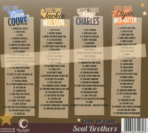 Soul Brothers - Sam Cooke / Jackie Wilson / Ray Charles / Clyde McPhatter - 4 CD Box Set