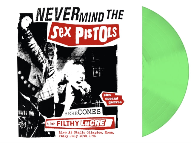 Sex Pistols - Live at Stadio Olimpico, Roma, Italy, July 10th 1996 - Vinyl 12" Album Coloured Vinyl (Limited Edition)