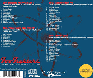 Foo Fighters - The Broadcast Collection 1996-2000 - 4 CD Box Set