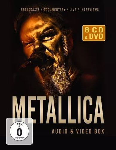 Metallica - Rare Radio Broadcasts - 8 CD & DVD Box Set