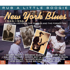 New york Blues - Rub A Little Boogie - 1945-1956  - 4 CD Box Set