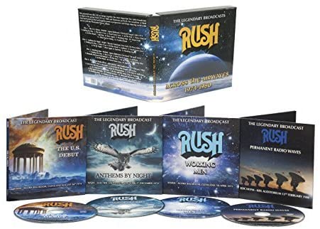 Rush - Across the Airwaves 1974-1980: The Legendary Broadcasts - 4 CD Box Set