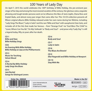 Billie Holiday - 100 Years Of Lady Day - 15 Original Albums - 10 CD Box Set