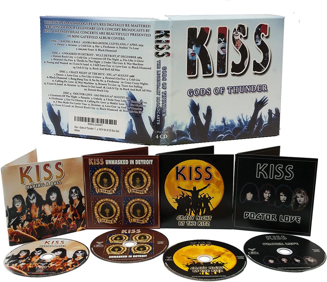 Kiss - Gods Of Thunder - 4 CD Box Set