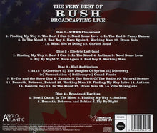 Load image into Gallery viewer, The Very Best of Rush - Broadcasting Live - 4 CD Set