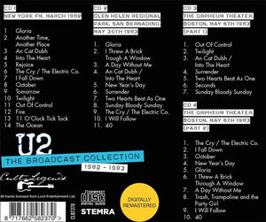 U2 – The Broadcast Collection 1982 -1983 - 4 CD Box Set